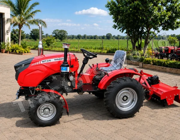 MT-24 2WD Tractor With Rotary Tiller - Tractors for Sale in Tanzania MT-24 2WD Tractor With Rotary Tiller
